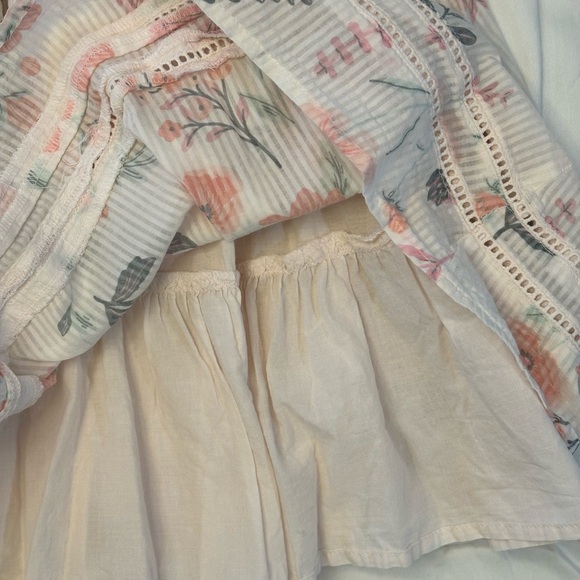 Joie Flutter Flower Print Dress 3T - Picture 4 of 6